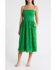 SUGARLIPS SUGARLIPS Selry Eyelet Palm Midi Sundress - 1