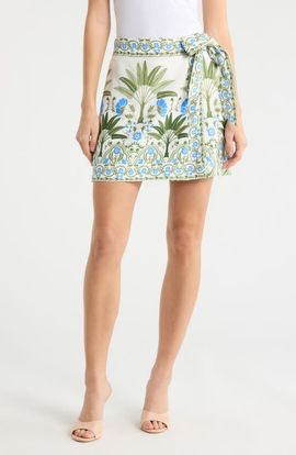 SUGARLIPS SUGARLIPS Senara Floral Print Wrap Skort