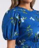 SUGARLIPS SUGARLIPS Sendra Floral Alba Drawstring Waist Cotton Minidress - 4