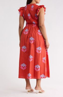 SUGARLIPS SUGARLIPS Sherly Smocked Midi Dress