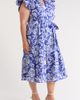 SUGARLIPS SUGARLIPS Sita Viry Floral Ruffle Sleeve Tiered Midi Dress - 3