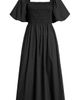 SUGARLIPS SUGARLIPS Sonia Bubble Sleeve Smocked Midi Dress - 5