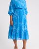 SUGARLIPS SUGARLIPS Surf Blossom Irene Smocked Midi Dress - 3