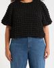 SUGARLIPS SUGARLIPS Texture Puff Sleeve Crop Top - 1