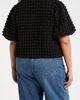SUGARLIPS SUGARLIPS Texture Puff Sleeve Crop Top - 2