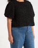 SUGARLIPS SUGARLIPS Texture Puff Sleeve Crop Top - 3