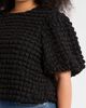 SUGARLIPS SUGARLIPS Texture Puff Sleeve Crop Top - 4