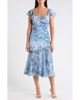 SUGARLIPS SUGARLIPS Tierra Floral Nadia Ruched Midi Dress - 1