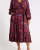 SUGARLIPS SUGARLIPS Tory Paisley Mindie Wrap Midi Dress - 1