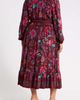 SUGARLIPS SUGARLIPS Tory Paisley Mindie Wrap Midi Dress - 2
