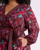 SUGARLIPS SUGARLIPS Tory Paisley Mindie Wrap Midi Dress - 4