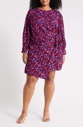 SUGARLIPS SUGARLIPS Turma Abstract Willy Wrap Minidress