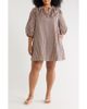 SUGARLIPS SUGARLIPS Victoria Split Neck Shift Minidress - 1