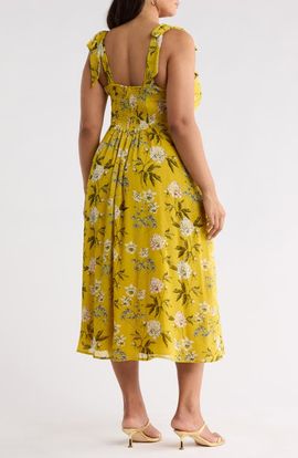 SUGARLIPS SUGARLIPS Viejo Tie Strap Midi Dress