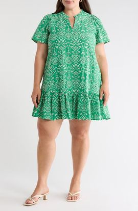 SUGARLIPS SUGARLIPS Viridiana Floral Eyelet Minidress