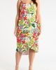 SUGARLIPS SUGARLIPS Wissa Tropical Beli Faux Wrap Midi Dress - 1