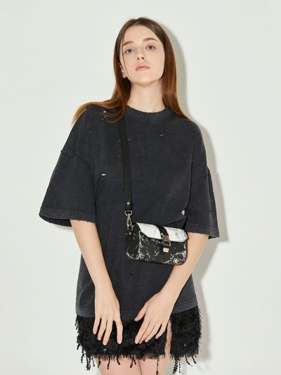 SUHADO Breeze Cylinder Bag_ Marble