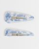 Sui Ava Sui Ava 2 pack plage buckle hair clip in light blue - 1