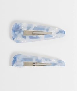 Sui Ava Sui Ava 2 pack plage buckle hair clip in light blue