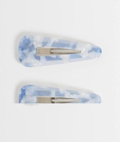 Sui Ava Sui Ava 2 pack plage buckle hair clip in light blue