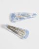 Sui Ava Sui Ava 2 pack plage buckle hair clip in light blue - 2