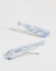 Sui Ava Sui Ava 2 pack plage buckle hair clip in light blue - 3