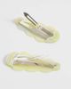 Sui Ava Sui Ava 2 pack wavy soleil clip in yellow - 2