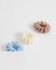 Sui Ava Sui Ava 3-pack scoop elastic hair scrunchies in multi - 1