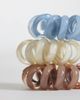 Sui Ava Sui Ava 3-pack scoop elastic hair scrunchies in multi - 3