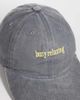 Sui Ava Sui Ava busy relaxing slogan cap in gray - 2