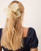 Sui Ava Sui Ava buttercup floral hair scrunchie in yellow - 1