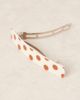 Sui Ava Sui Ava classic polka dot barrette hair clip in brown and white - 2