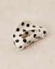 Sui Ava Sui Ava cloud medium size polka dot hair claw clip in black and white - 2