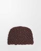 Sui Ava Sui Ava crochet sequined hat in chocolate brown - 1