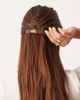 Sui Ava Sui Ava curved hair clip in brown stripe - 1