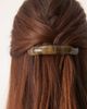 Sui Ava Sui Ava curved hair clip in brown stripe - 3