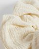 Sui Ava Sui Ava ea zig-zag scrunchie in cream-WHITE - 3