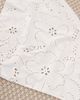Sui Ava Sui Ava floral eyelet bandana scarf in white - 2