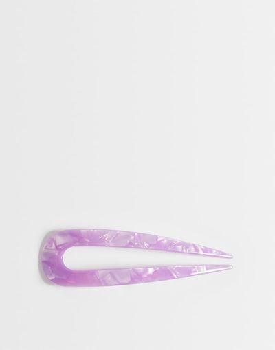 Sui Ava Sui Ava french twist hair pin in purple