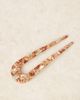 Sui Ava Sui Ava hair bun pin in tort-pink - 1