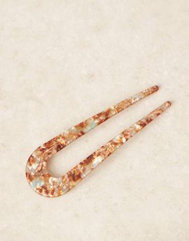 Sui Ava Sui Ava hair bun pin in tort-pink