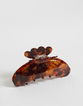 Sui Ava Sui Ava helle terra big hair claw in dark brown