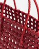 Sui Ava Sui Ava Kaya woven small tote bag in red - 3