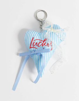 Sui Ava Sui Ava lucky heart bag charm in blue