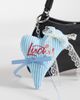 Sui Ava Sui Ava lucky heart bag charm in blue - 2
