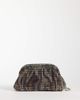 Sui Ava Sui Ava no silent nights crystal clutch bag in animal print-MULTI - 1
