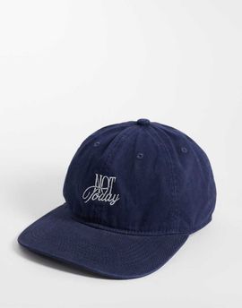 Sui Ava Sui Ava 'Not Today' cap in washed navy blue-Gray