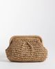 Sui Ava Sui Ava olivia bloom straw bag in brown - 1