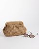 Sui Ava Sui Ava olivia bloom straw bag in brown - 2