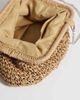 Sui Ava Sui Ava olivia bloom straw bag in brown - 3
